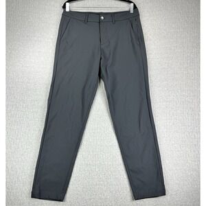 Lululemon ABC performance 5 Pocket golf Dress Pants Mens 30X29 Black Slim Fit